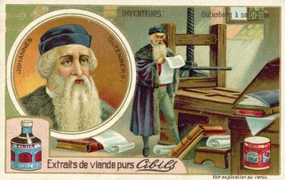 Johannes Gutenberg - inventor da imprensa de French School