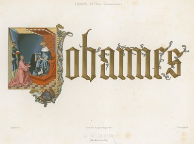 João, Duque de Berry de French School