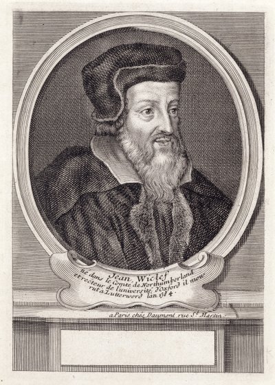 John Wycliffe, gravado por Daumont, Paris de French School