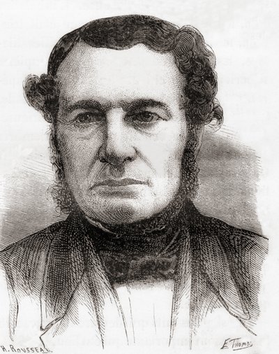 Joseph-François Malgaigne, de "Les Merveilles de la Science", publicado por volta de 1870 (litografia) de French School