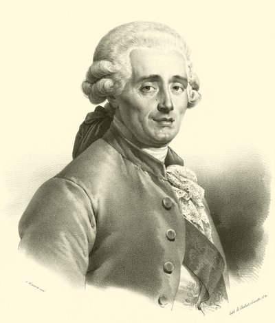 Joseph-Marie Vien, retrato (gravura) de French School