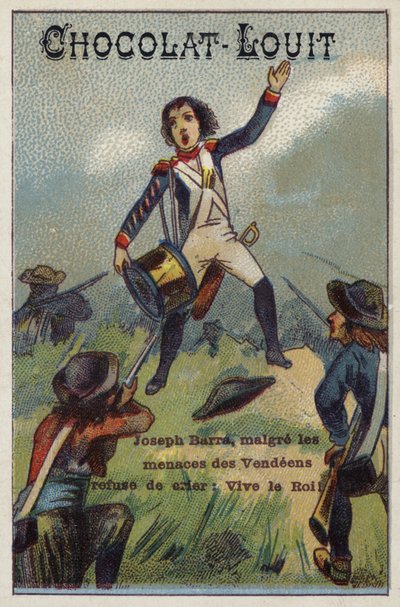 Joseph Bara, soldado infantil revolucionário francês de French School