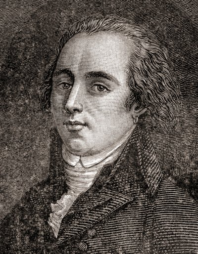 Joseph Geneviève, Conde de Puisaye, da História da Revolução Francesa, por Louis Blanc de French School