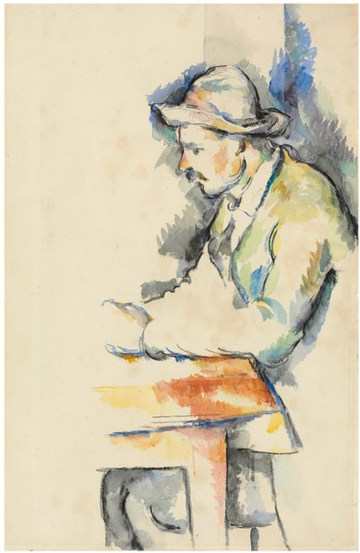 Leitor de cartões, c.1896 de French School