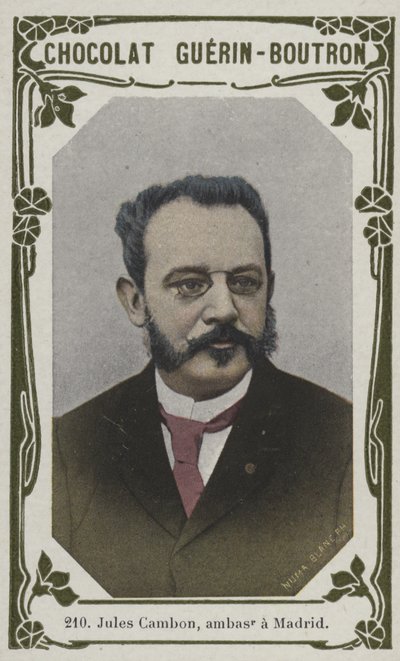 Jules Cambon, embaixador em Madri (foto colorida) de French School