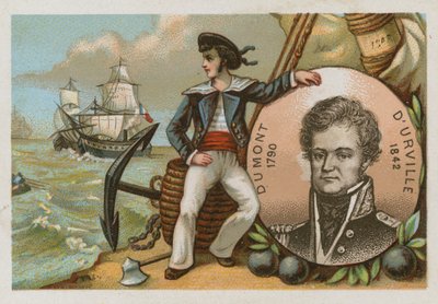 Jules Dumont dUrville, oficial da marinha francesa e explorador de French School