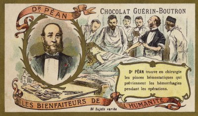 Jules Pean, cirurgião francês (chromolitho) de French School
