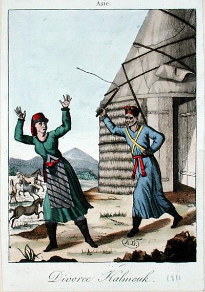 Divórcio de Kalmuk de French School