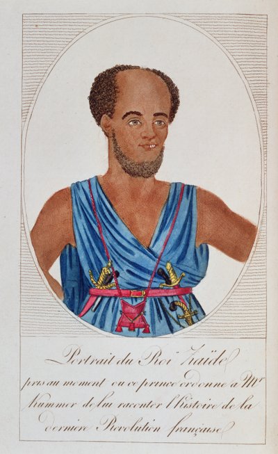 Rei Zaide, Senegal, Frontispício do Naufrágio da fragata La Méduse, de A. Correard e JBH Savigny, 1818 de French School