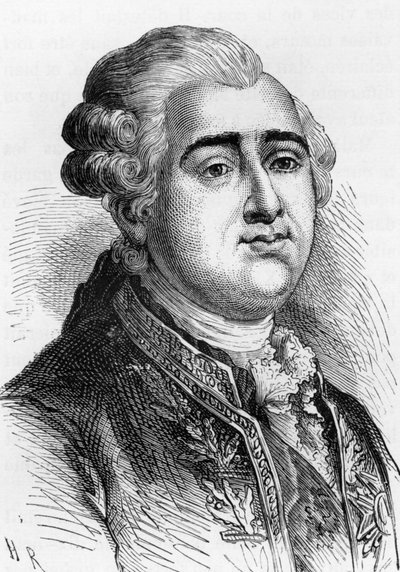 Rei de França Luís XVI (1754-1793) de French School