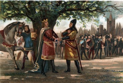 O rei da França Philippe Augustus (1165-1223) conheceu o rei Richard Lion
