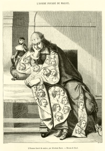 O Homem do Engano (gravura) de French School
