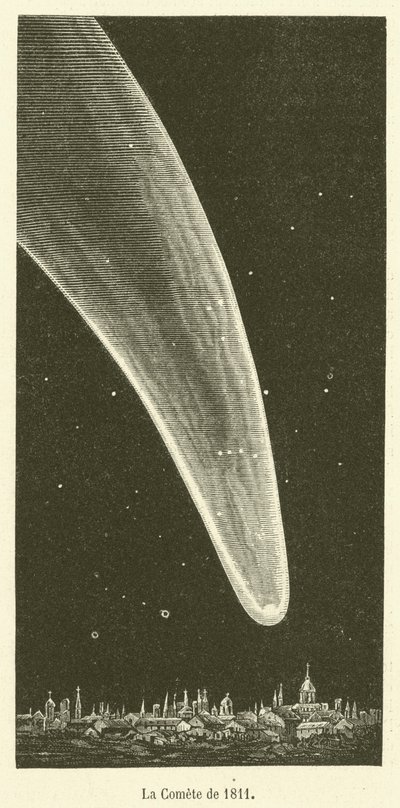 O Cometa de 1811 (gravura) de French School
