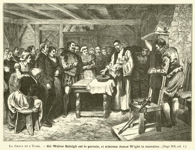 A Cruz e a Espada (gravura) de French School