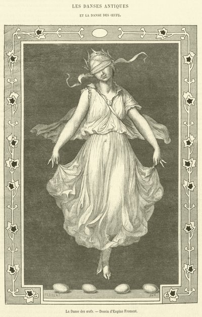 A Dança dos Ovos (gravura) de French School