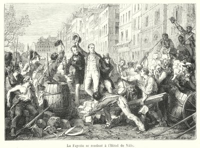 La Fayette indo para a Câmara Municipal (gravação) de French School