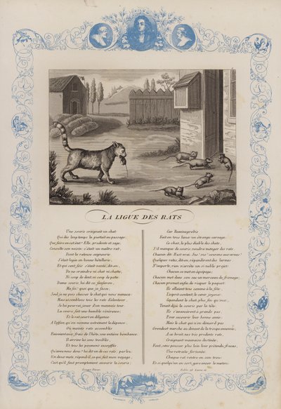 The League of Rats (cor litho) de French School