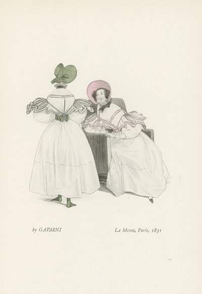 Moda, Paris, 1831 de French School