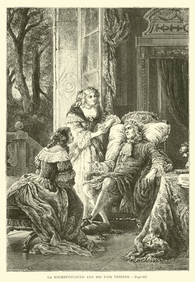 La Rochefoucauld e seus amigos justos de French School