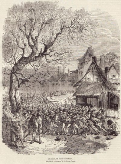 La Soule, Baixa Normandia, pub 28 de fevereiro de 1852. de French School