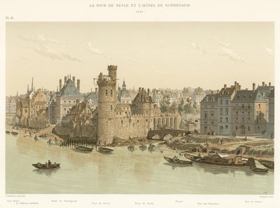 A Torre Nesle e o Hotel de Guenegaud, 1650 de French School
