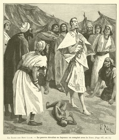 La Tribu Des Beni Laam (gravura) de French School