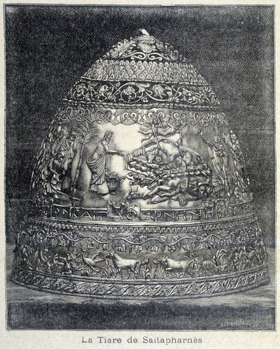 A tiara de Saitapharnes - em "Le Peute Parisien de French School