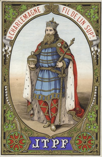 Etiqueta para rosca Charlemagne de French School