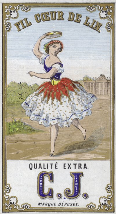 Etiqueta para Fil Coeur de Lin de French School