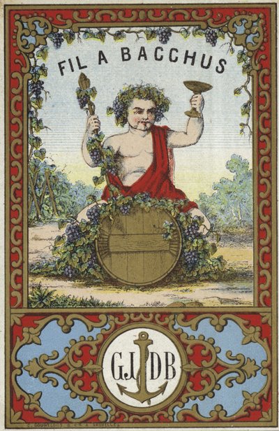 Etiqueta para Fil a Bacchus de French School
