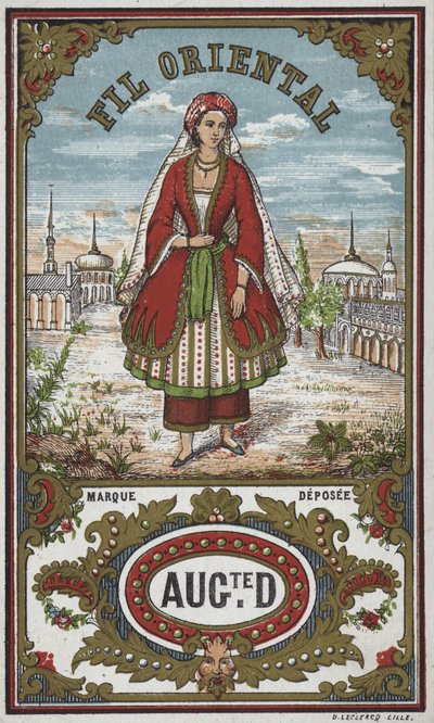 Etiqueta para segmento Oriental de French School