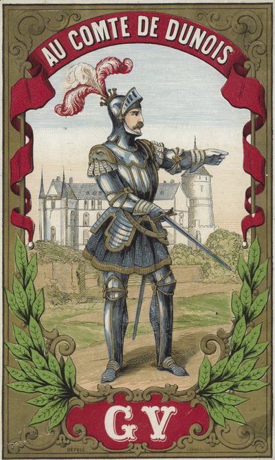 Rótulo para o tópico Conde de Dunois de French School