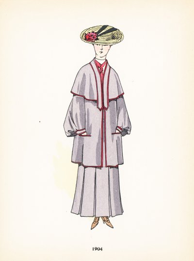 Moda feminina, 1904 de French School