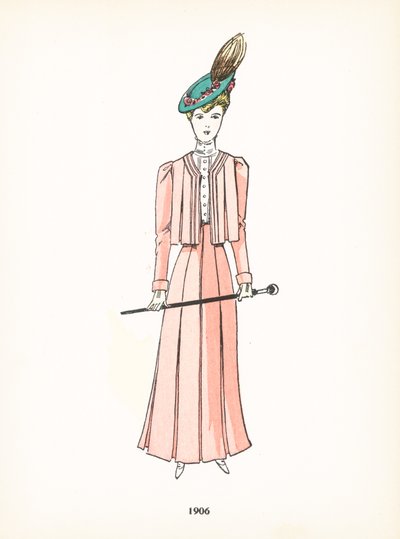Moda feminina, 1906 de French School