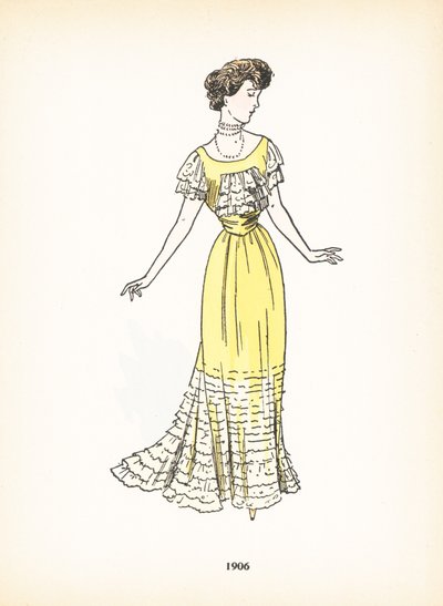Moda feminina, 1906 de French School