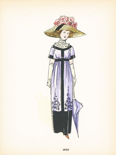 Moda feminina, 1910 de French School