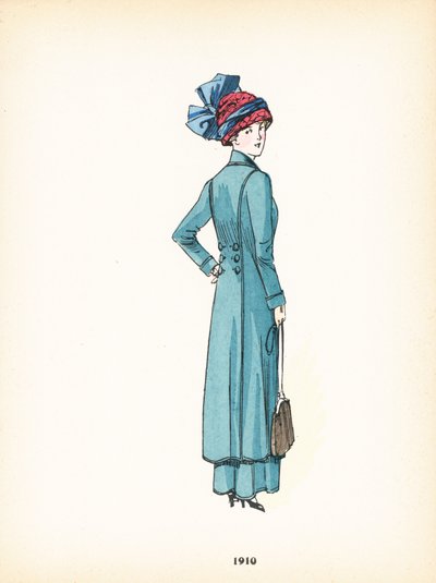 Moda feminina, 1910 de French School