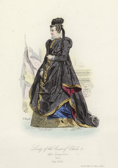 Senhora da corte de Carlos IX da França de French School