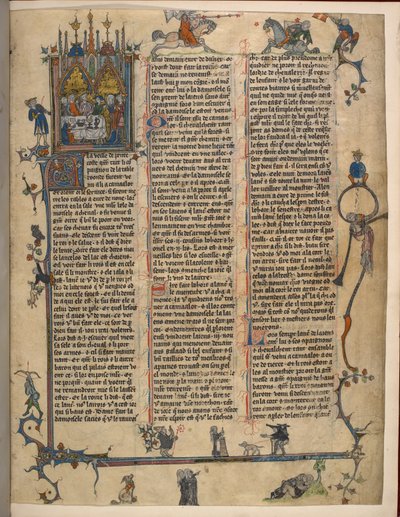 Lancelot-Grail (O Ciclo da Vulgata em Prosa), Add MS 10294/1 f.1dr de French School