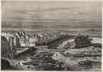 O arsenal em Paris sob Henri IV no século XVII - gravura de "L