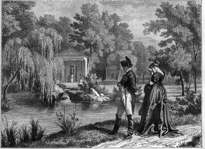 Última estadia de Napoleão no Palácio Malmaison - última visita de Napoleão e da Rainha Hortense a La Malmaison, Junho de 1815 - em "Histoire de l