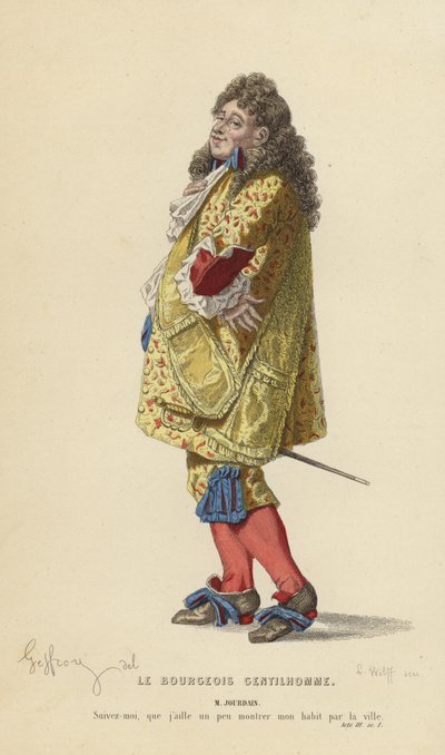 O cavalheiro burguês de French School