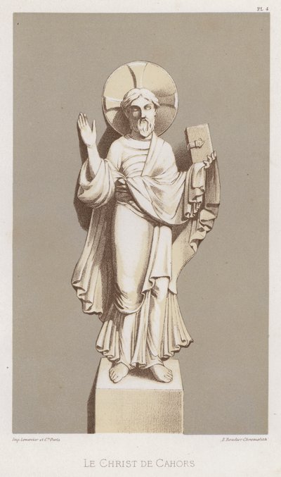 O Cristo de Cahors (cor litho) de French School