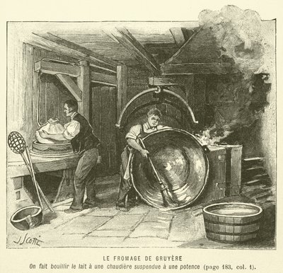 Le Fromage De Gruyere (gravura) de French School
