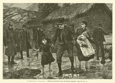 The Martyrdom Of Ireland (gravura) de French School
