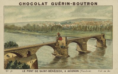 A ponte de Saint-Benezech, em Avignon, Vaucluse de French School