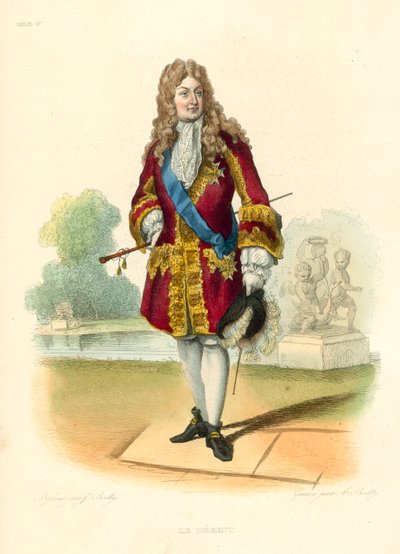 Le Regent (gravura a cores) de French School