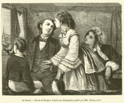 O Retorno (gravura) de French School