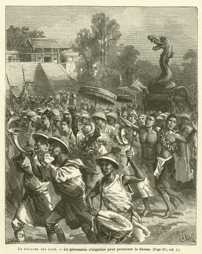 Le Royaume Des Eaux (gravura) de French School