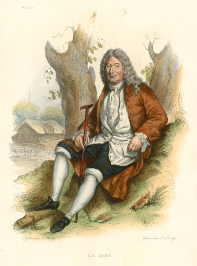 Le Sage (gravura colorida) de French School